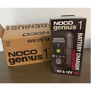 NOCO GENIUS 1 Smart Battery Charger 6V/12V Maintainer & Desulfator NEW Sealed